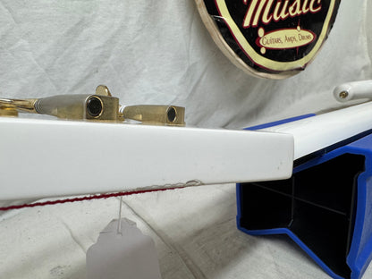 Alembic Elan 4-string Bass with Case - White (likely re-fin'd)