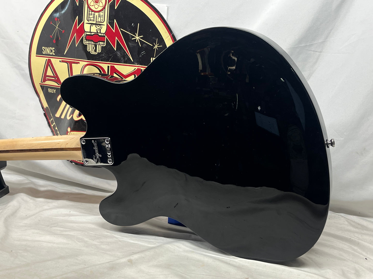 Squier Affinity Series Starcaster Semi-Hollow Body Electric Guitar - Black