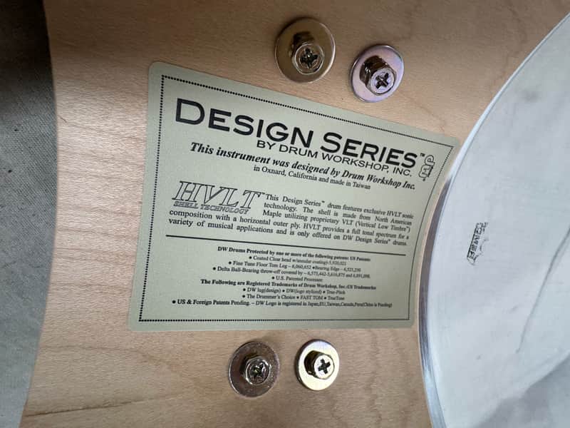 DW Drum Workshop Design Series Concert Tom 2-pack Pair - 8" & 6" - Image 8