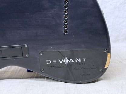 Deviant Guitars USA Custom Shop Truck Driver Shawn Signature Linchpin Baritone 7-string Guitar 2023 - Dark Verde Burst - *AS IS*