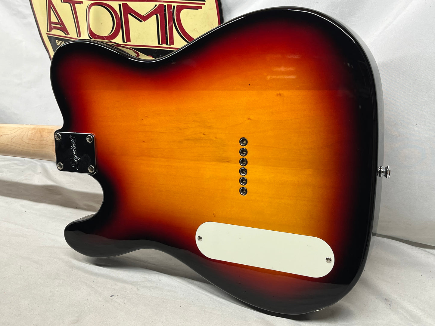 Squier Paranormal Baritone Cabronita Telecaster Tele Electric Guitar - 3-Color Sunburst