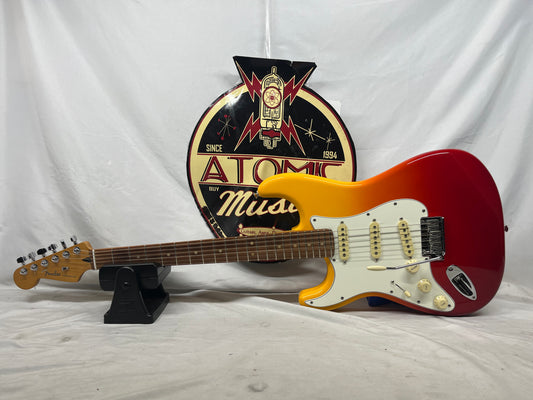 Fender Player Plus Stratocaster Strat Left-Handed Lefty Electric Guitar MIM - Made in Mexico - Tequila Sunrise