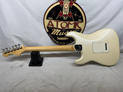 Fender American Elite Stratocaster Strat Electric Guitar - Olympic Pearl