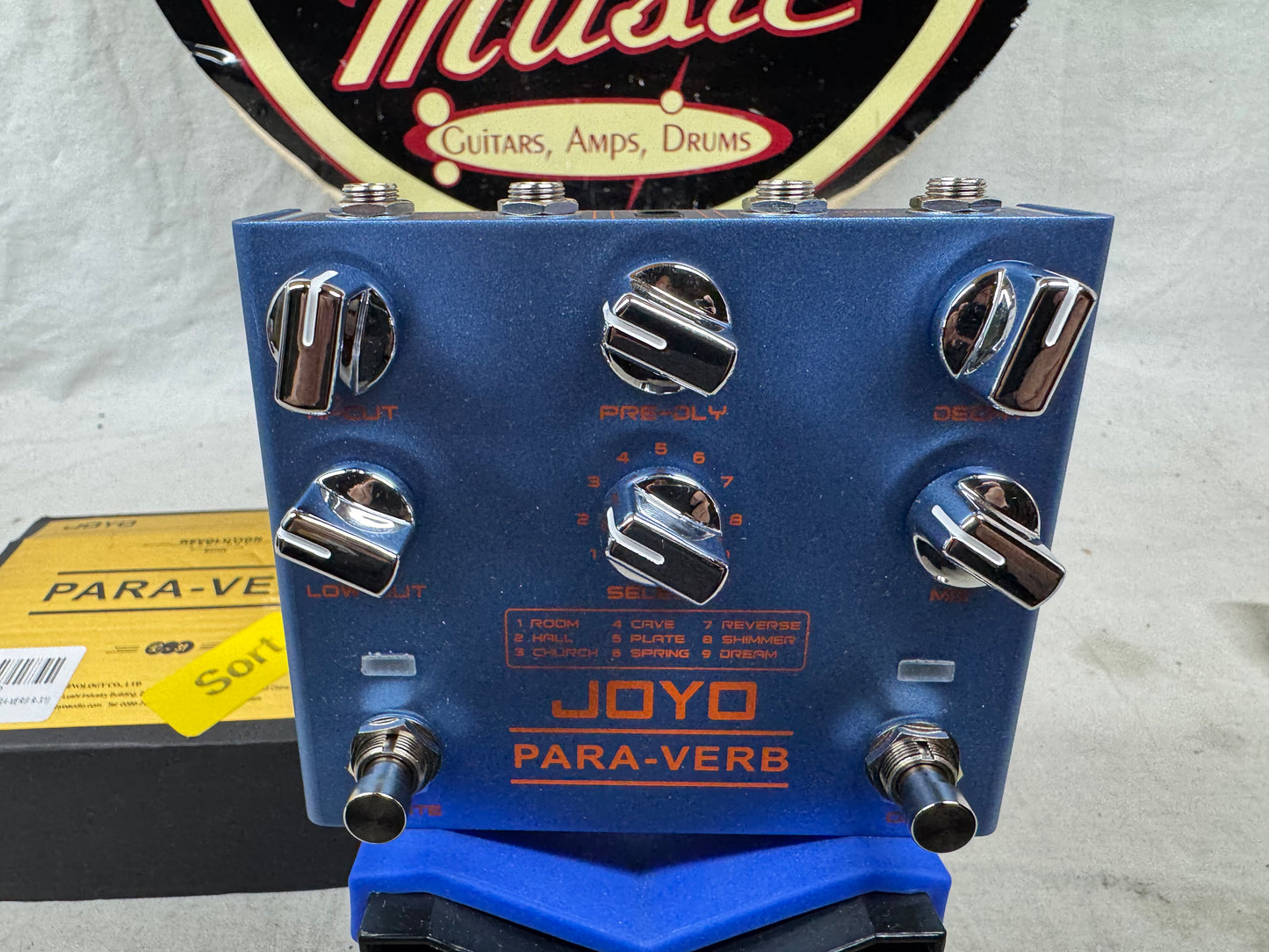 Joyo J-31 j31 Para-Verb Reverb Pedal with Box
