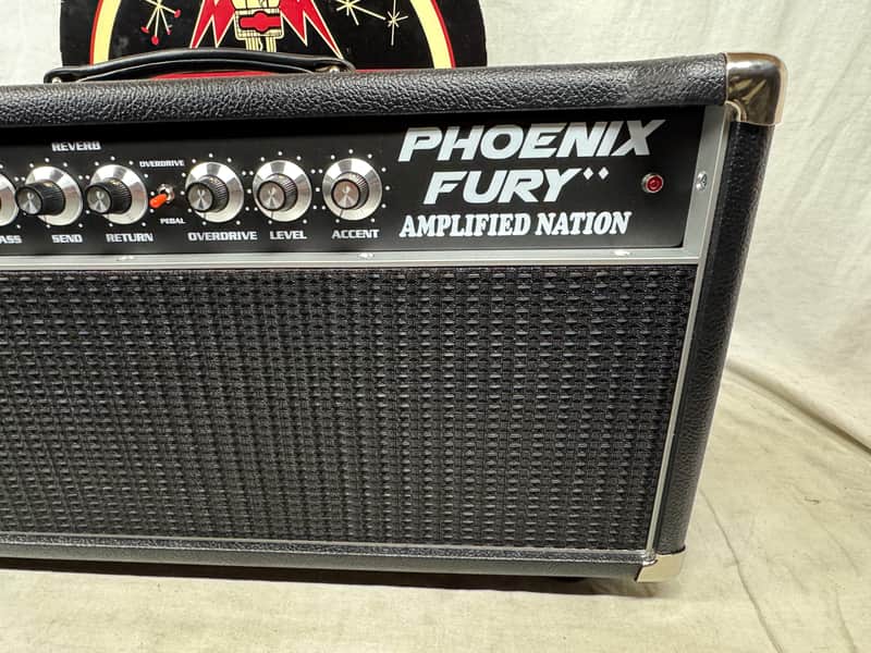 Amplified Nation PF 50W Phoenix Fury 50 Watt Tube Guitar Amplifier Head - Image 4