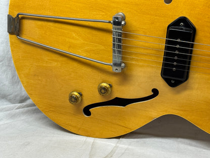 Gibson ES-225T es225t Thinline Hollowbody Singlecut Guitar with Epiphone Case 1957 - Natural - Local Pickup Only