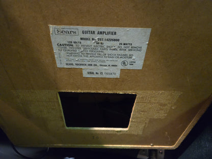 Sears / Silvertone Model 257 Solid State Guitar Amp - Local Pickup Only