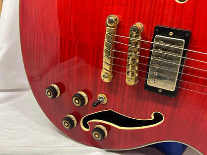 Ibanez AS93FM Doublecut Semi-Hollow Body Electric Guitar - Transparent Cherry Red
