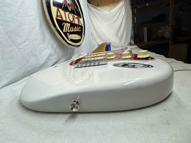 Fender American Professional II 2 Stratocaster neck on loaded FSR American Professional II 2 Thinline Semi-Hollow Body Guitar with Case - Image 20