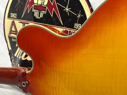 Michael Dolsey Designs Double Cutaway Semi-Hollow Body Electric Guitar