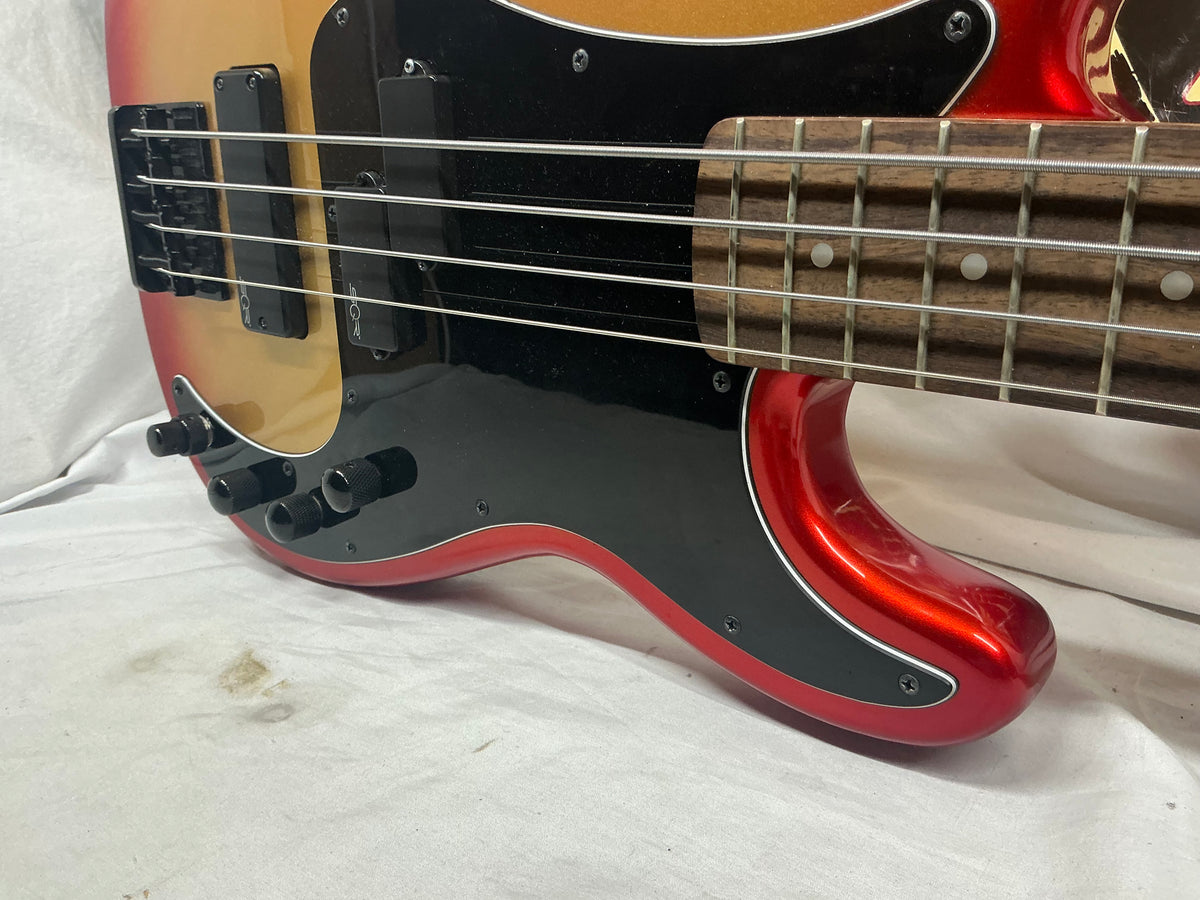 Squier Contemporary Active Precision Bass PH 4-string P-Bass 2022 - Sunset Metallic