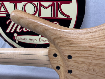 Warwick Limited Edition #39 of 100 Teambuilt Corvette $$ Double Buck 5-String Bass 2019 - Natural Transparent Satin Multicolor