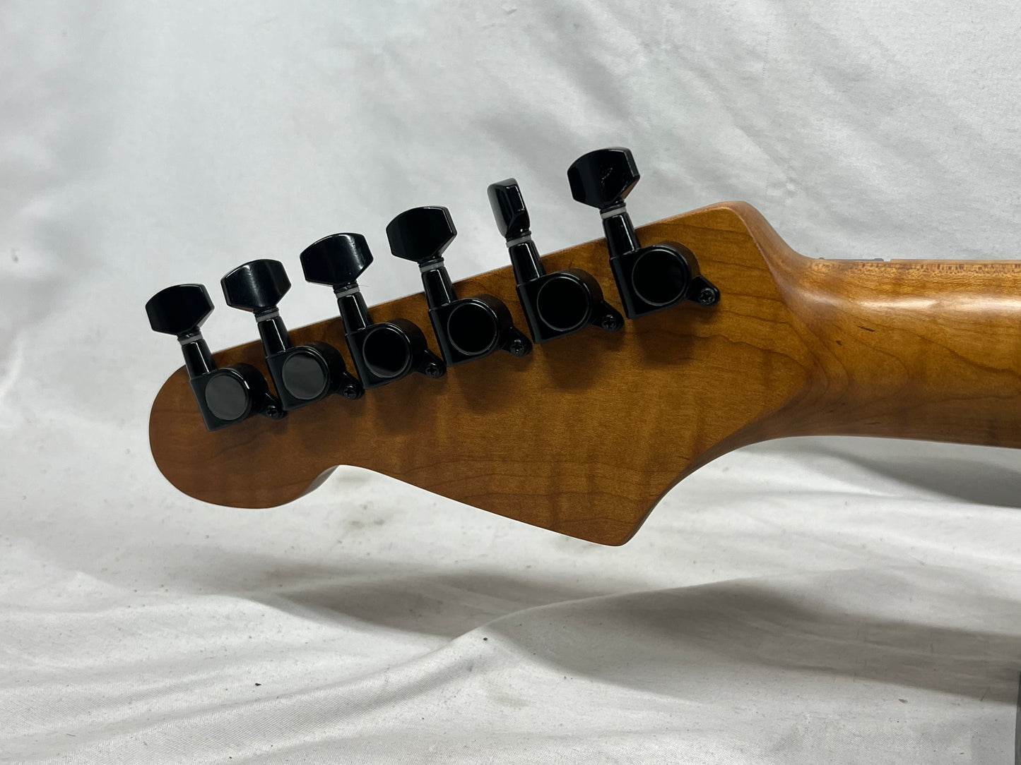 SBS CS300 S-Style Doublecut HH FR Electric Guitar - Neon Yellow