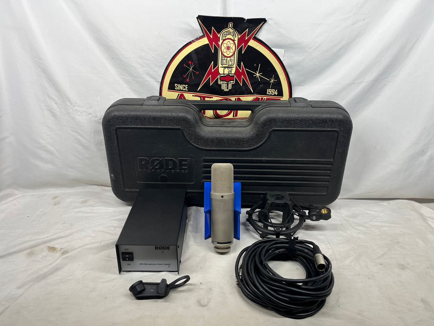 RODE NTK Large Diaphragm Cardioid Tube Condenser Microphone with Shock Mount and Case