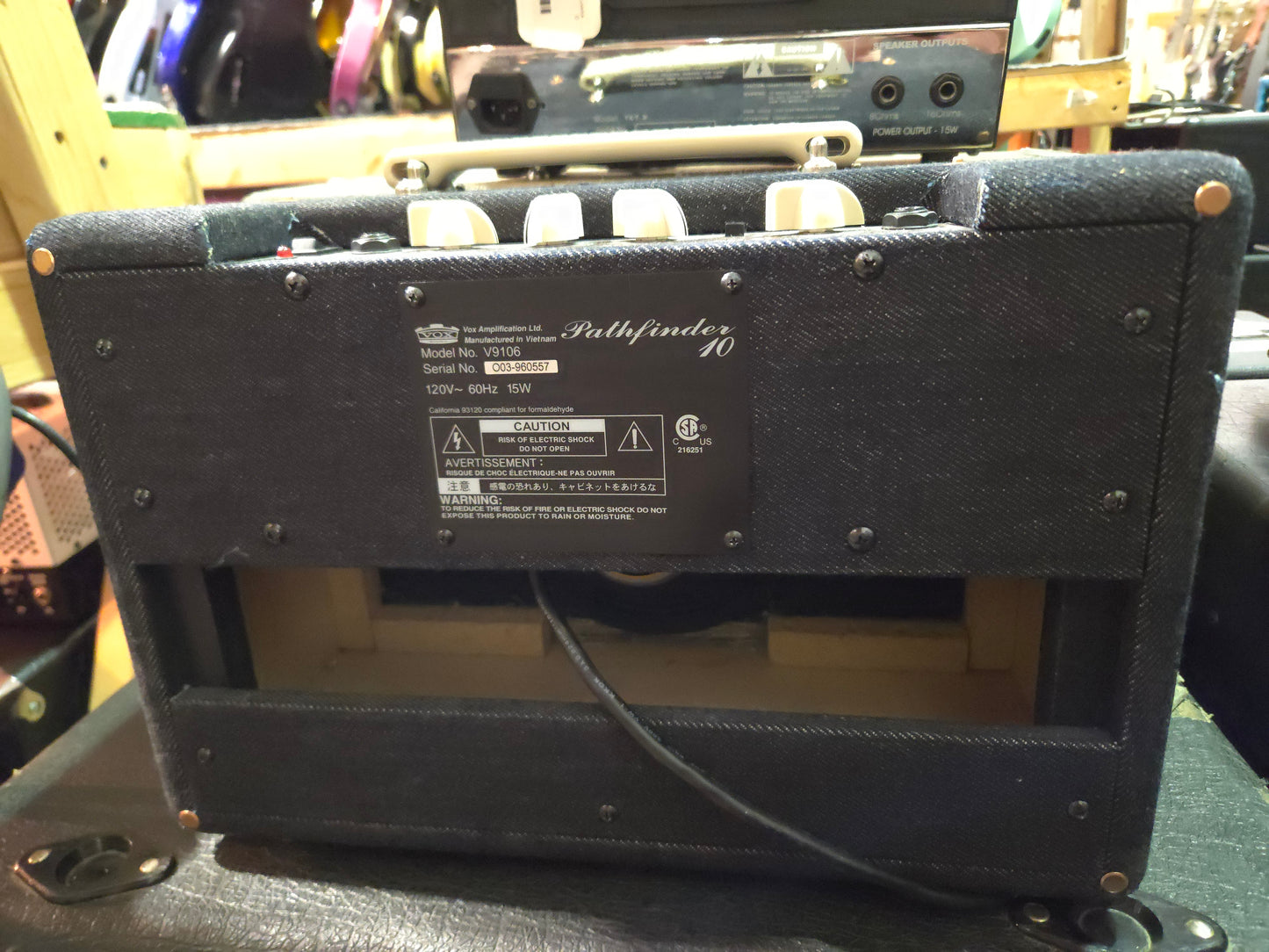 Vox Pathfinder 10 Limited Edition 10-Watt 1x6.5" Guitar Practice Amp 2010s - Denim - Local Pickup Only
