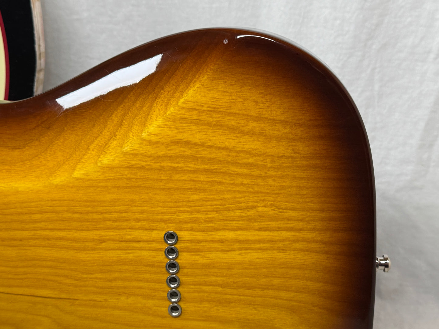 Fender 2016 Limited Special Edition American Standard Telecaster Figured Neck Guitar with Case 2015 - Cognac Burst / Rosewood fingerboard