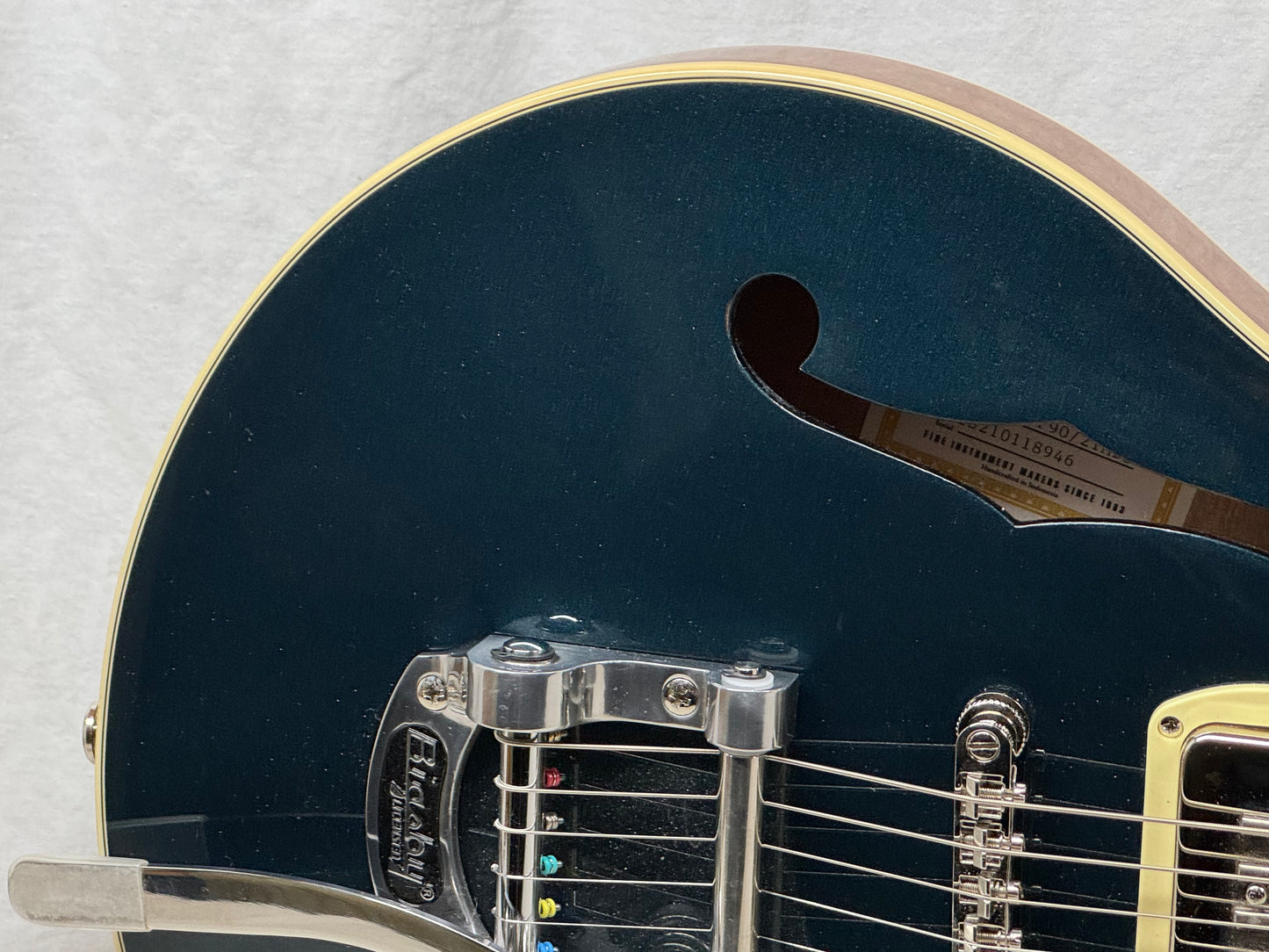 Gretsch G2655T-P90 Streamliner Center Block Jr. Double-Cut P90 Guitar with Bigsby + Case 2021 - Two-Tone Midnight Sapphire