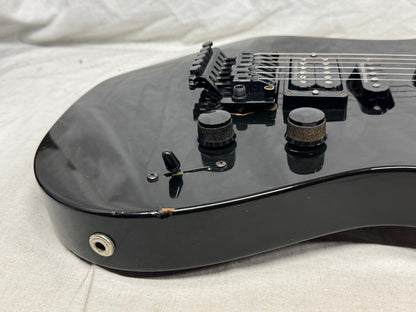 Hamer USA Chaparral Guitar with Case - Black - headstock repaired!
