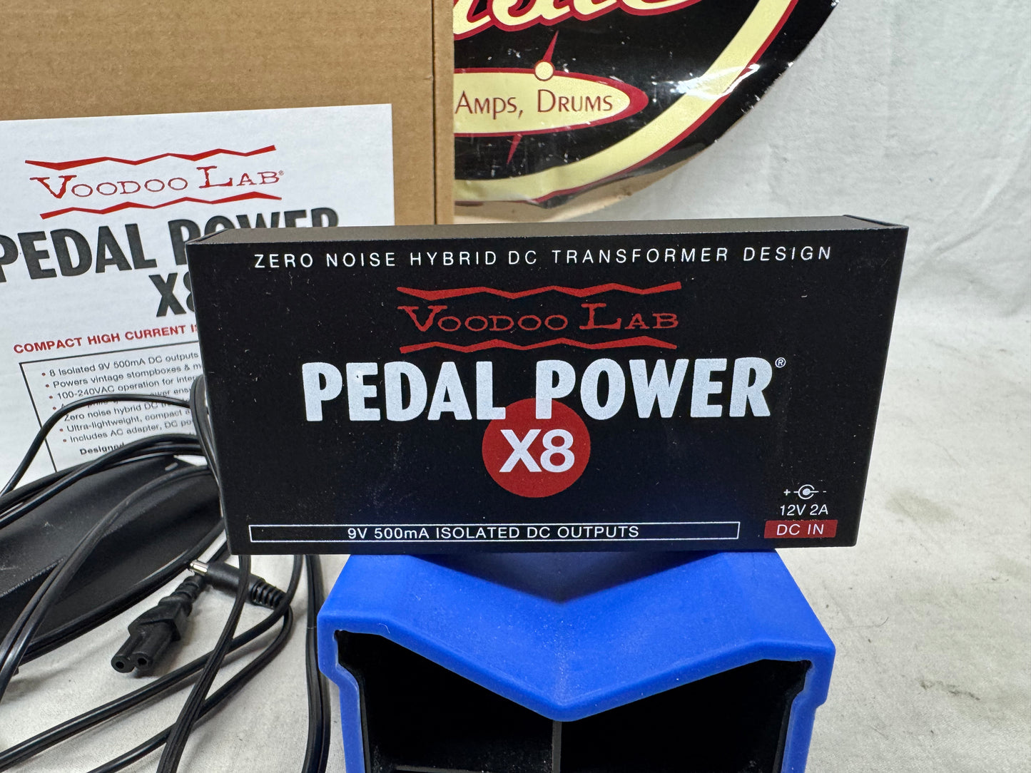 Voodoo Lab Pedal Power X8 Pedal Power Supply - Brick with Power and Box