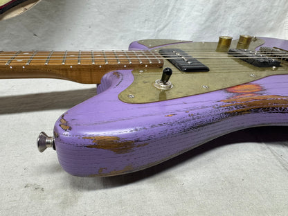 Paoletti Guitars Loft Series Model 112 HP90 Guitar with Case - Purple