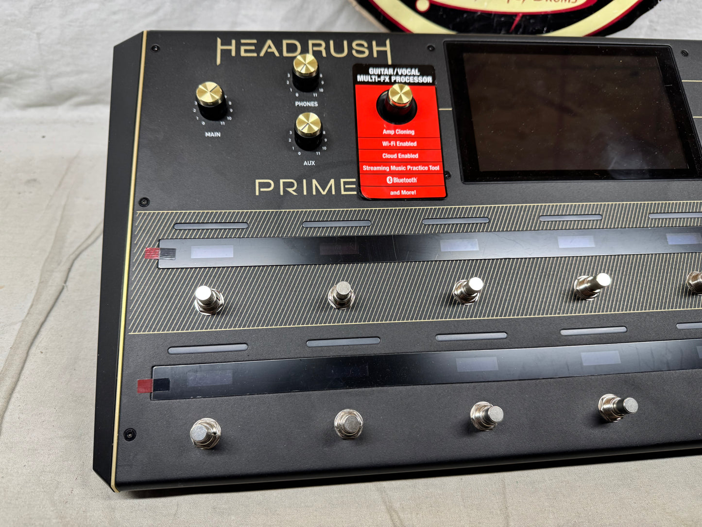 Headrush Prime Floorboard Guitar & Vocal Amp Modeler / Multi-Effects Processor Pedal
