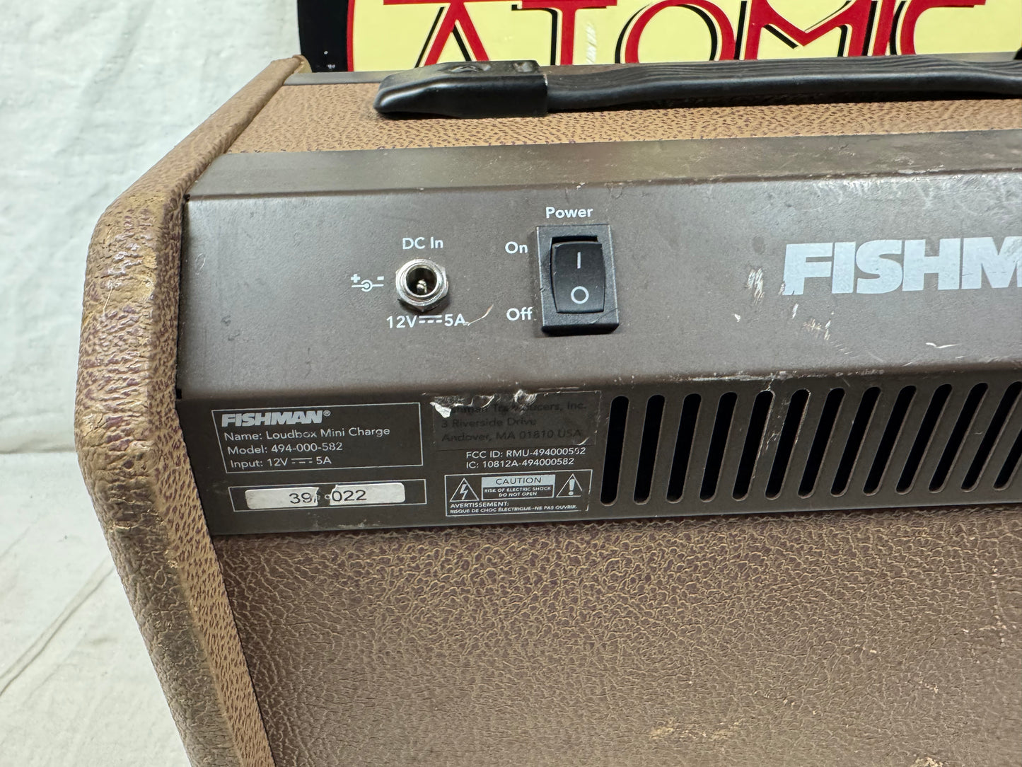 Fishman Loudbox Mini Charge 60-Watt 1x6.5" Acoustic Guitar Combo Amplifier with Power Supply - *battery not holding charge*