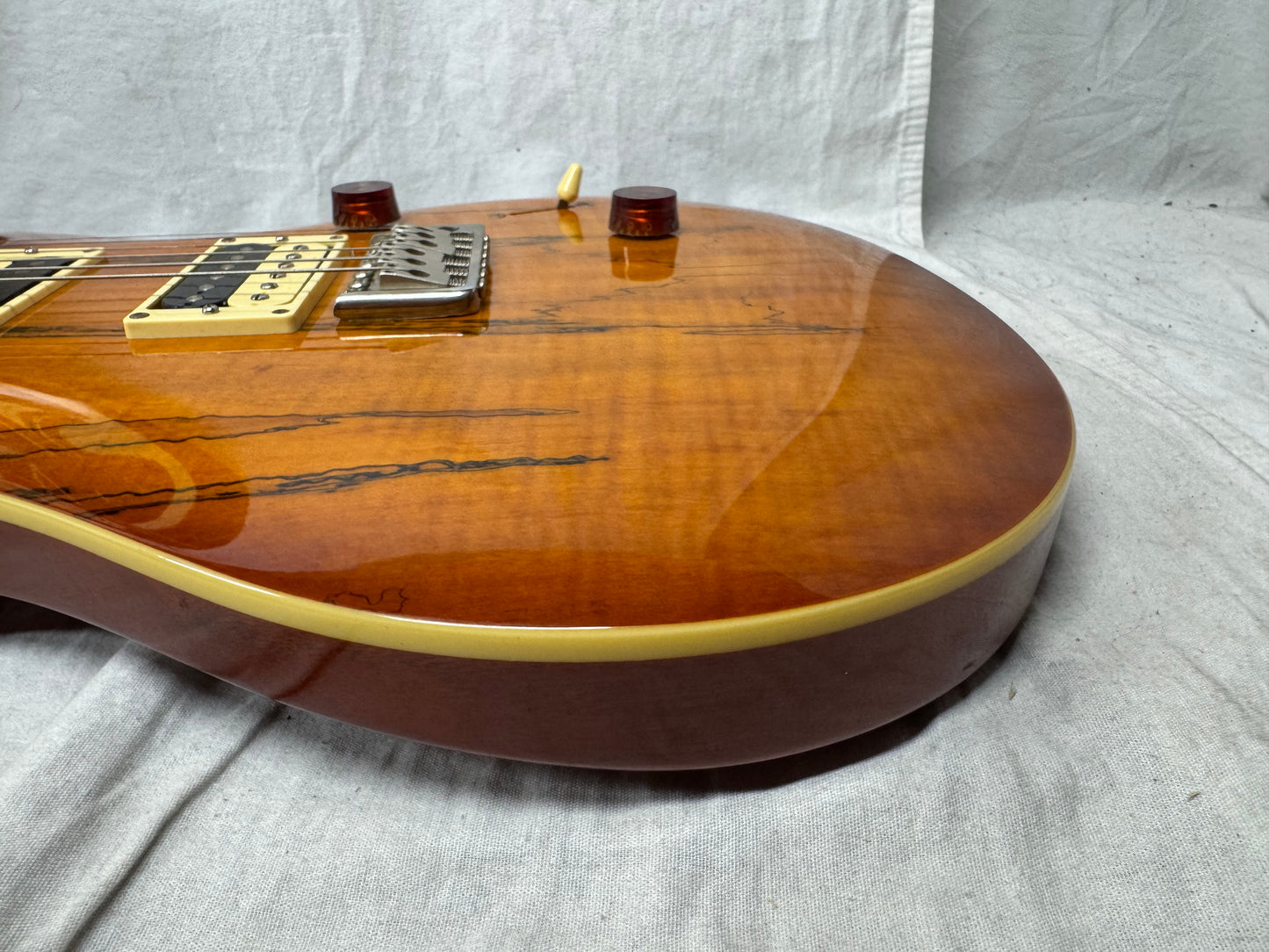 PRS Paul Reed Smith SE Custom 24 Guitar - Limited Edition Exotic Top 2015 - Spalted Maple