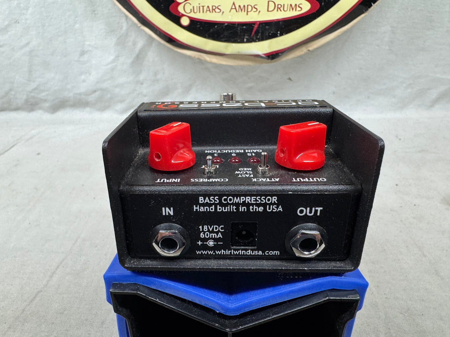 Whirlwind OC-Bass Bass Optical Compressor Pedal