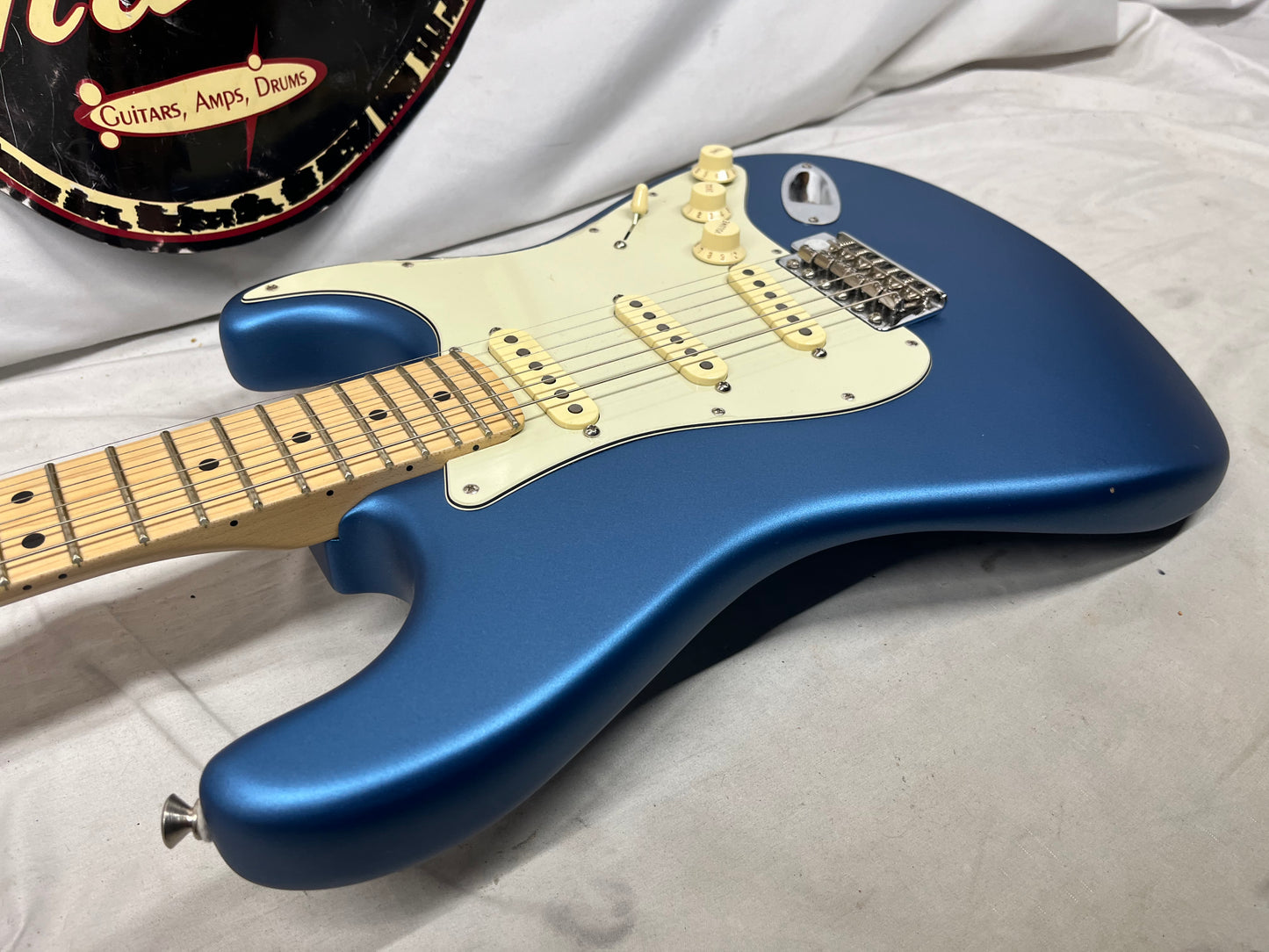 Fender American Performer Stratocaster Strat Electric Guitar 2021 - Satin Lake Placid Blue