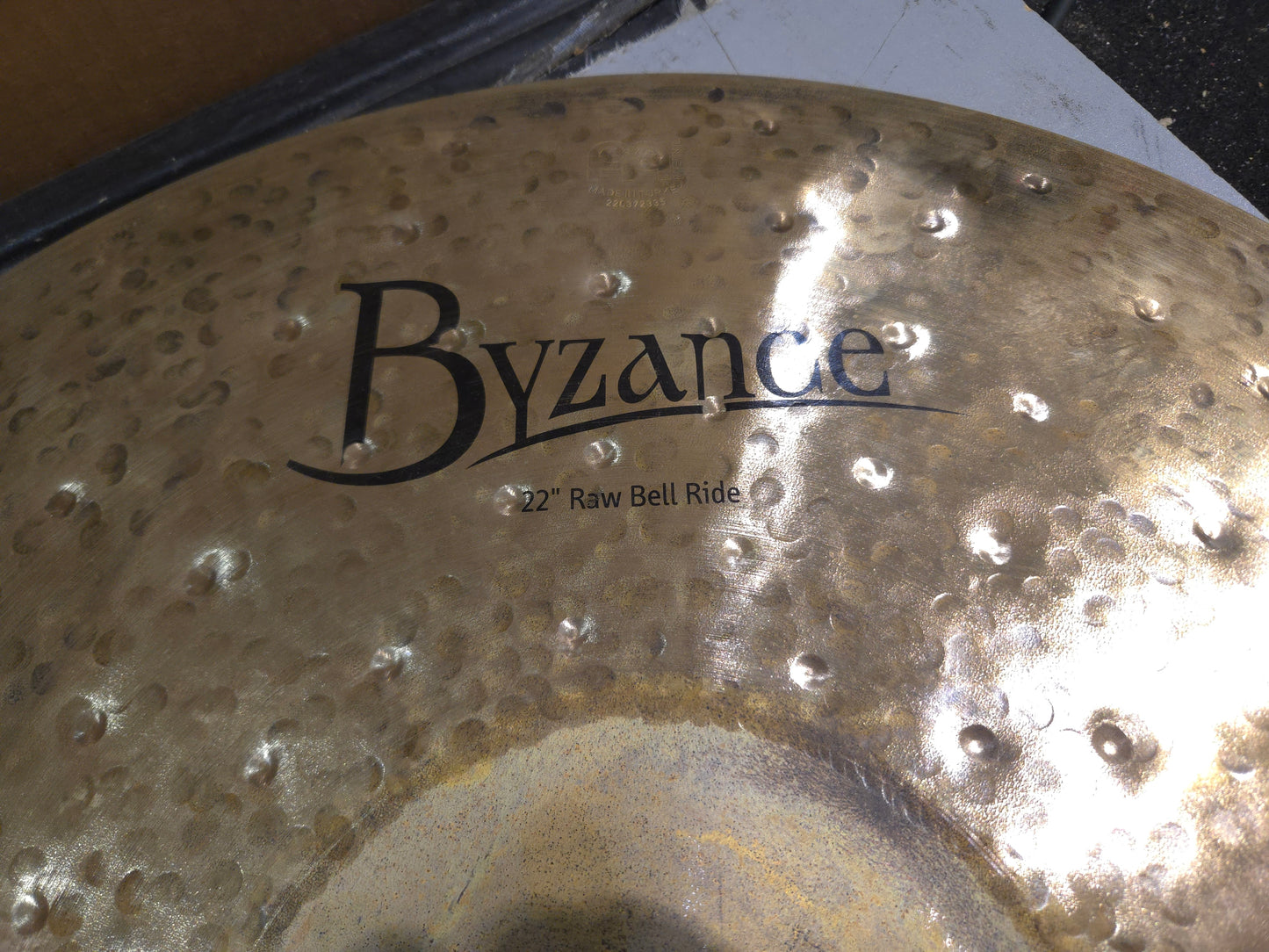 Meinl 22" Byzance Dark Raw Bell Ride 2004 - Present - Un-Lathed