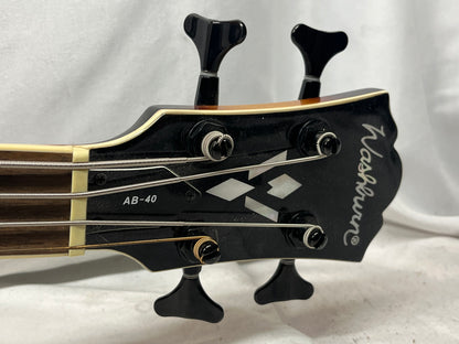 Washburn AB40VSK Singlecut Acoustic Electric Bass