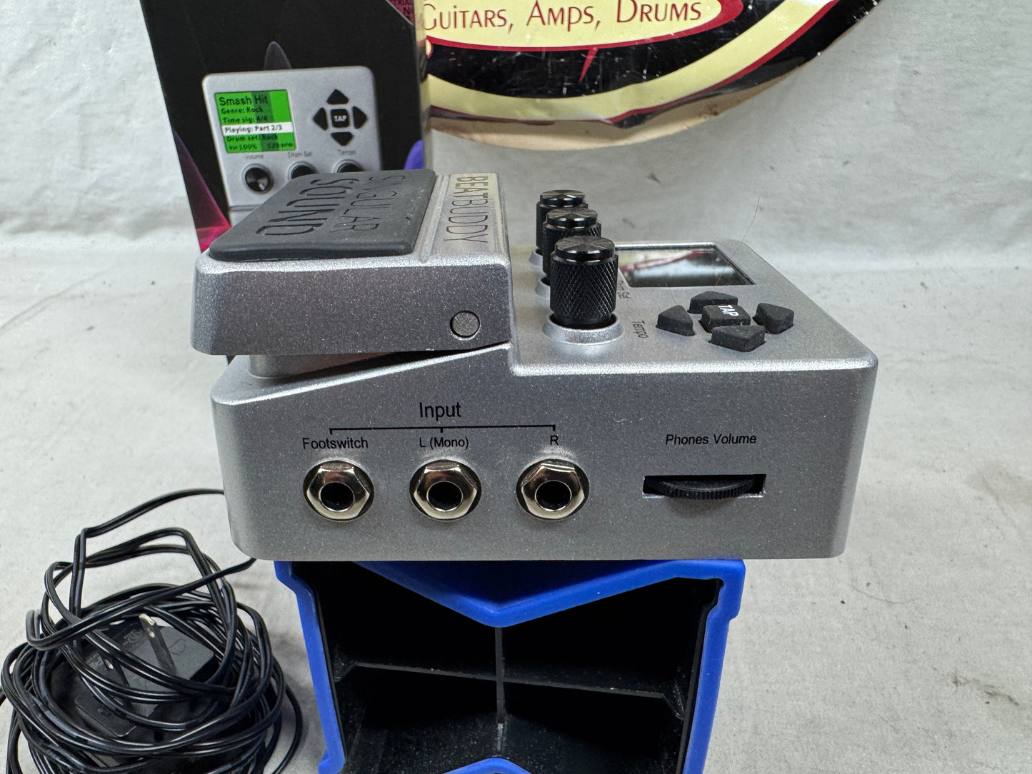 Singular Sound BeatBuddy beat buddy Drum Machine Pedal with Power Supply + Box