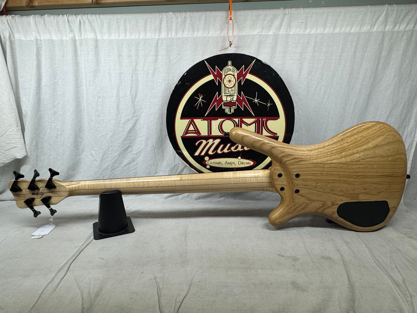 Warwick Limited Edition #39 of 100 Teambuilt Corvette $$ Double Buck 5-String Bass 2019 - Natural Transparent Satin Multicolor
