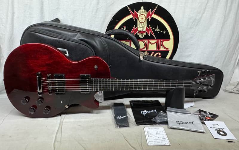 Gibson LPSTDG25WRBN3 Les Paul Studio Dark Guitar with Gig Bag