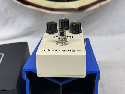 MXR M233 Micro Amp+ amp + plus Clean Boost Pedal with Box