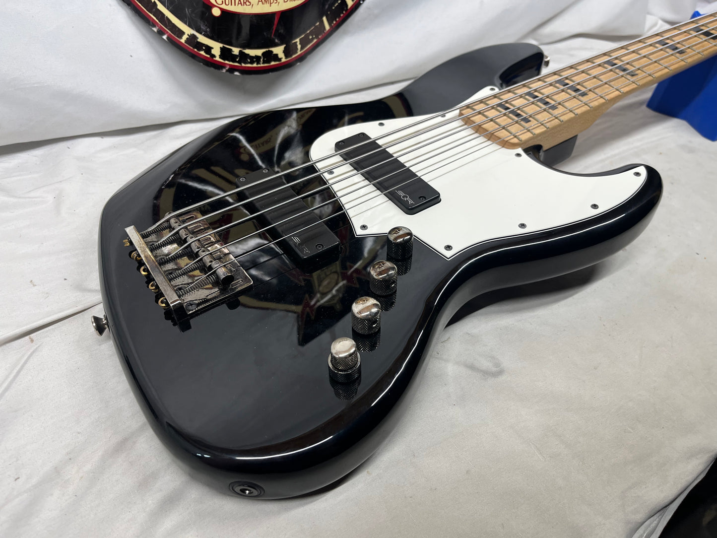 Squier Contemporary Active Jazz Bass HH V 5-String Electric Bass 2019 - Black