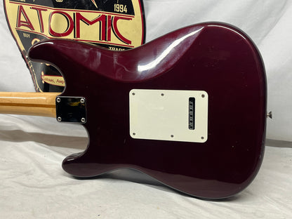 Fender Standard Stratocaster Strat HSS MIM - Made in Mexico - Midnight Wine