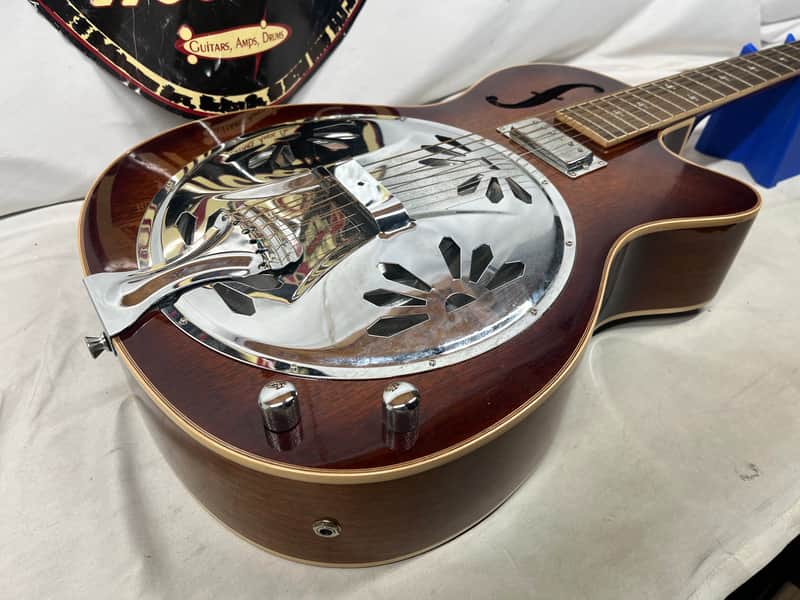 Mitchell RR200CE Roundneck Acoustic Electric Resonator Guitar - Image 17