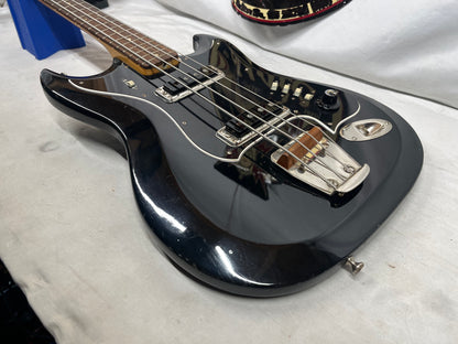 Hagstrom H-II-B Doublecut 4-String Electric Bass 1967 with Hard Case
