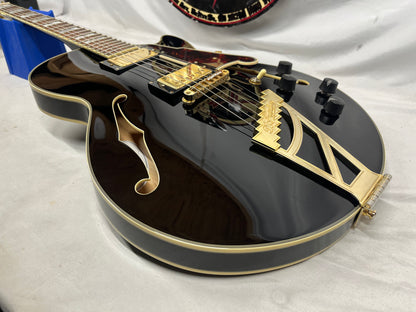 D'Angelico EX-SS Semi-Hollow Body Electric Guitar with Hard Shell Case