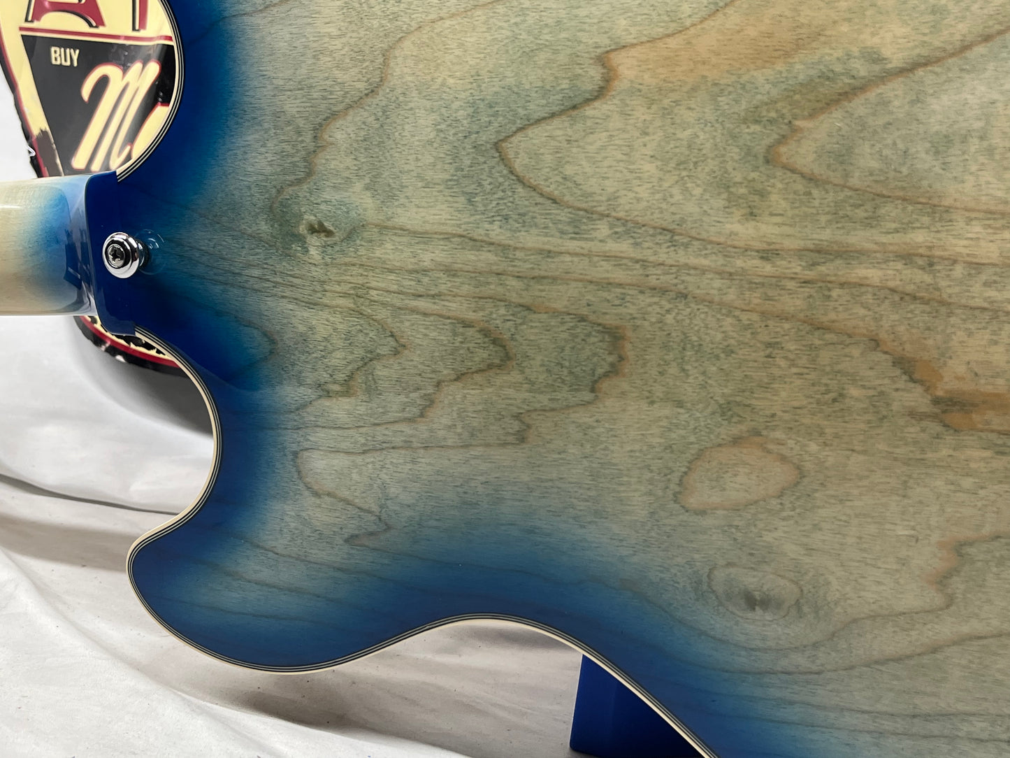 D'Angelico DAPDCBLBCSCB9EX Doublecut Semi-Hollow Body Electric Guitar
