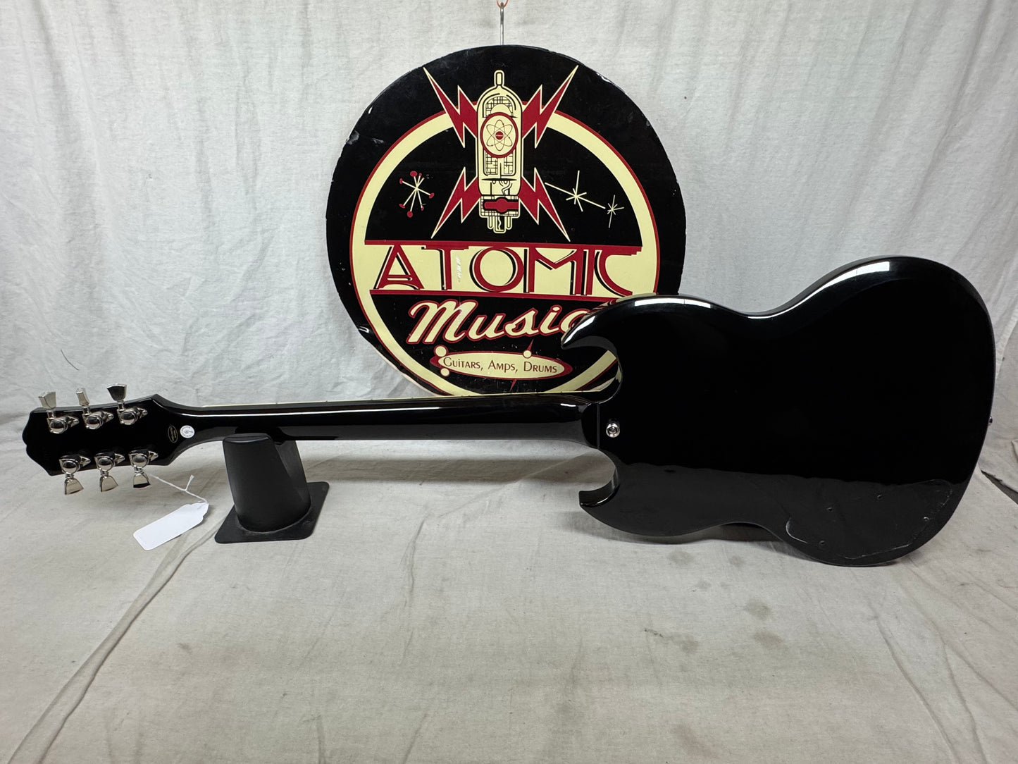 Epiphone SG Custom Modern Figured Guitar with Case 2021 - Transluscent Ebony Burst