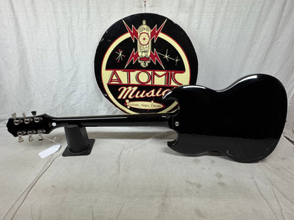 Epiphone SG Custom Modern Figured Guitar with Case 2021 - Transluscent Ebony Burst