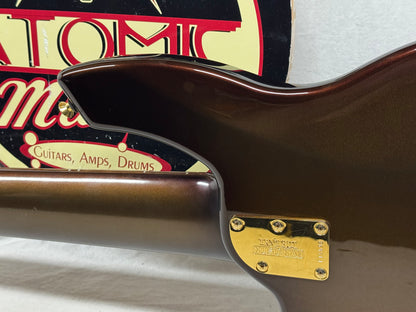 Ernie Ball Music Man Bongo 6 HH Bass with Case 2008 - Limited Edition Sequoia Gold