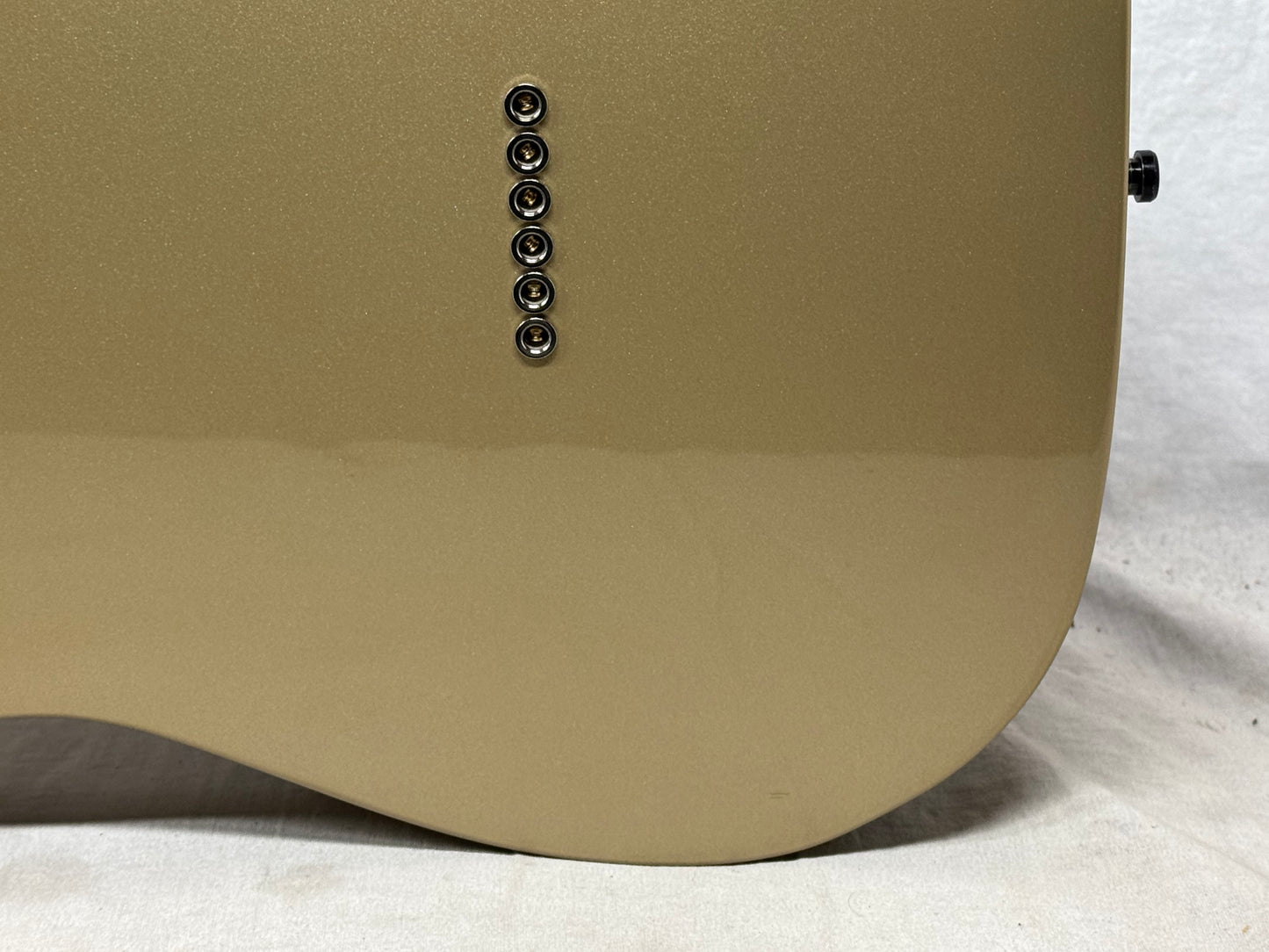 Fender Chris Shiflett Telecaster Deluxe Guitar with Case 2019 - Shoreline Gold / Rosewood fingerboard
