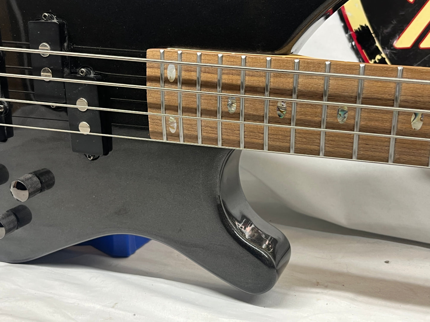 Mitchell MB200 4-String Electric Bass - Gunmetal