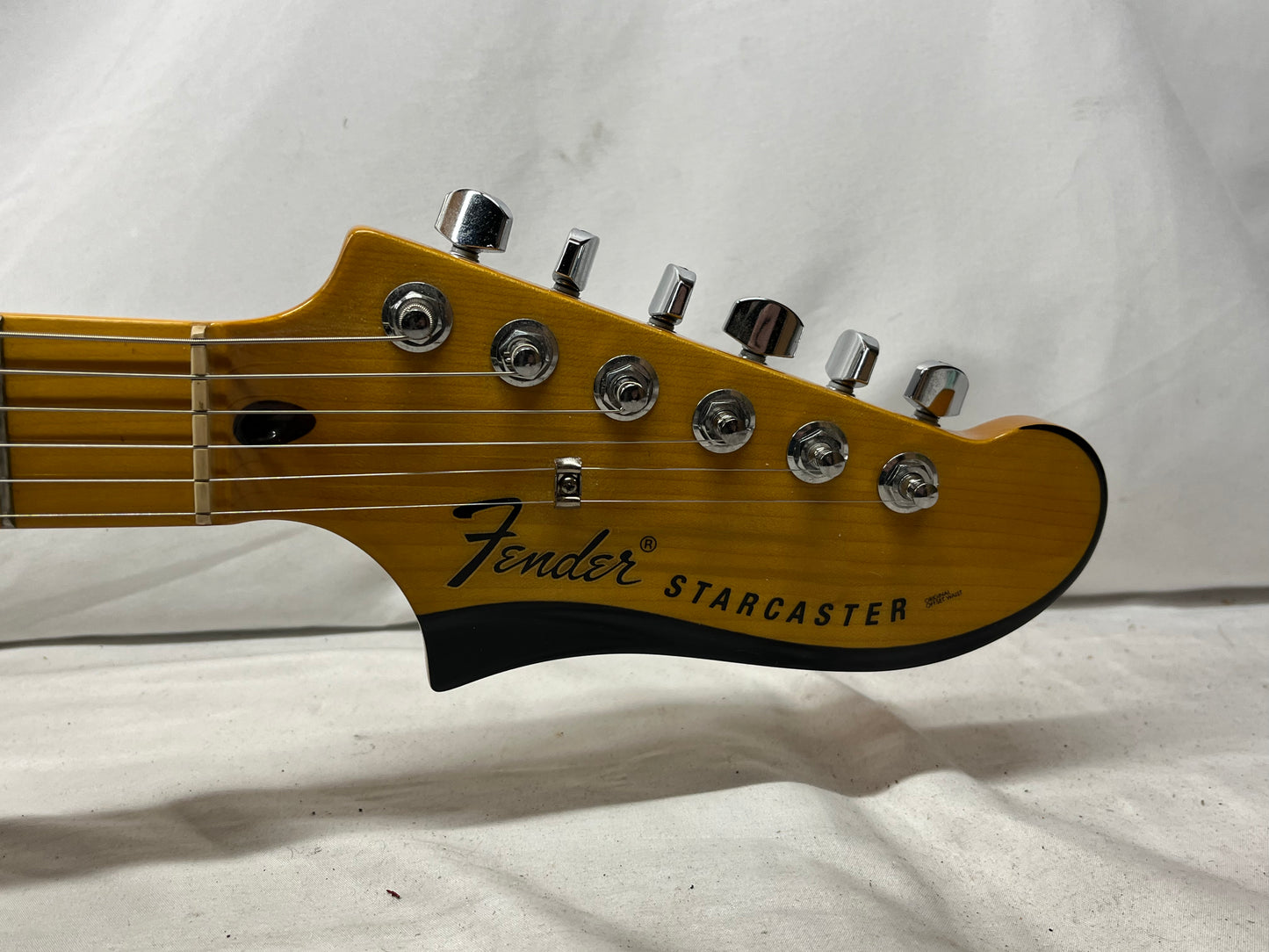 Fender Starcaster Semi-Hollow Body Electric Guitar - Aged Cherry Burst with Gig Bag