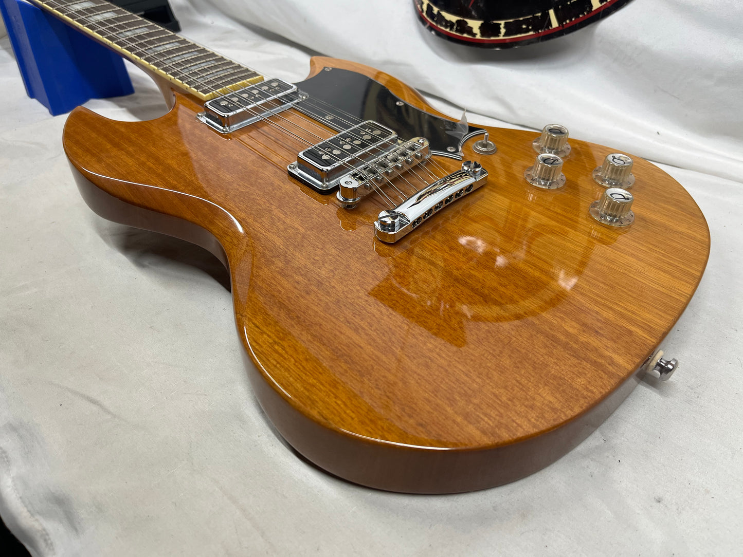DeArmond S-73 12-String Doublecut Electric Guitar - Natural