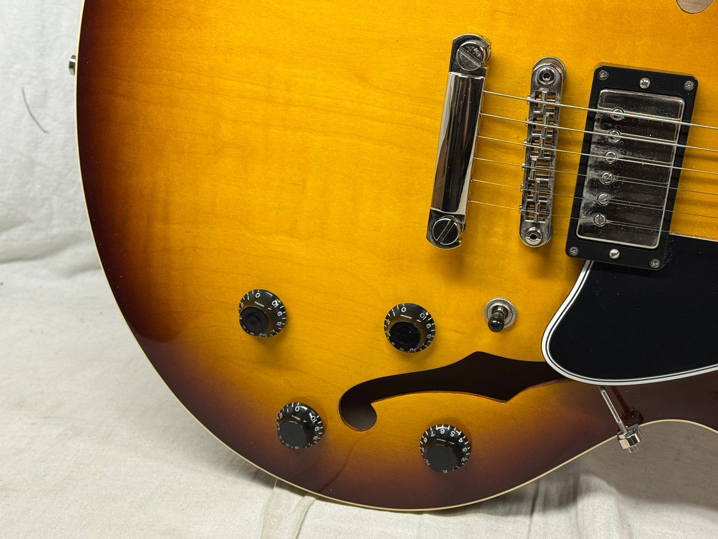 Heritage H-535 h535 Semi-Hollowbody Guitar with Case 2021 - Original Sunburst