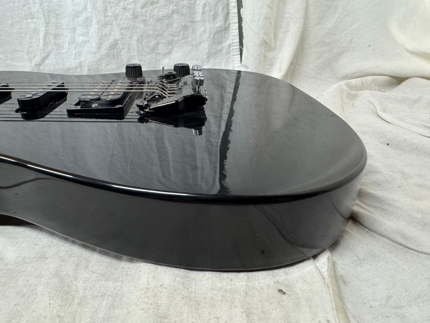 Fender Contemporary / Boxer Series TL-556 tl556 Telecaster HSS Guitar - MIJ Made In Japan 1984 - 1989 - Black